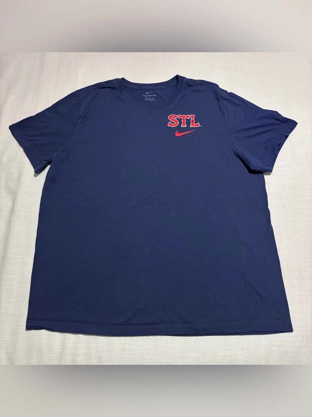 Men's St. Louis Cardinals Nike Navy 2025 City Connect 2-Hit T-Shirt | Size XXL